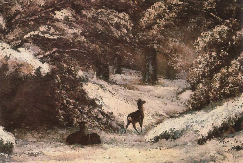 Gustave Courbet Deer